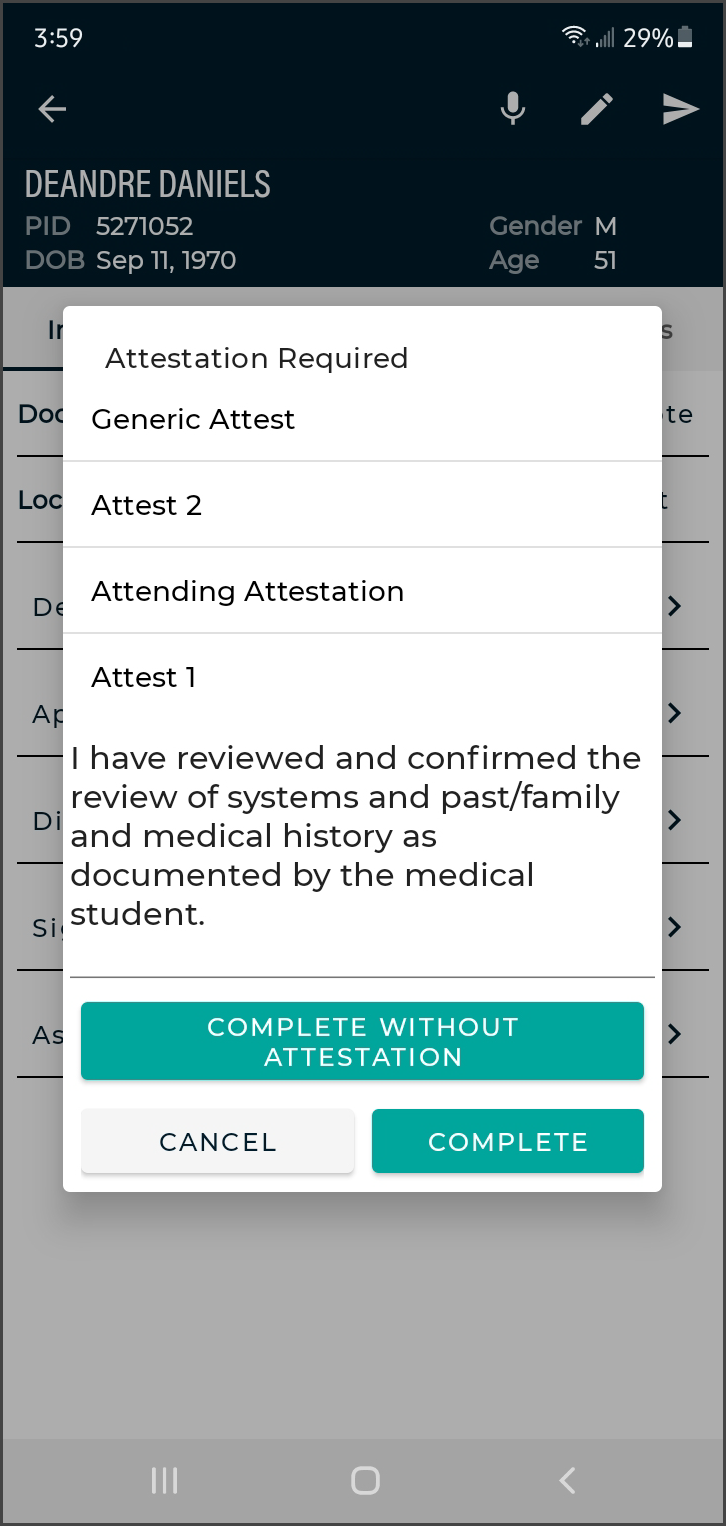 Attestation Editor