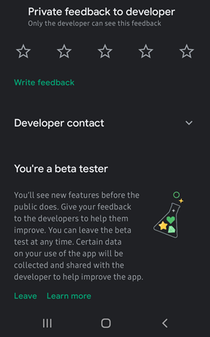 beta tester