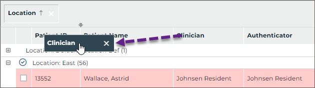 Reorder Columns